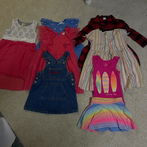 Guess Other - OshKosh B'gosh Guess Gap Cat & Jack Toddler Dresses Bundle 3T/4T Holiday Casual